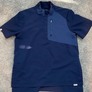 Xs navy figs top